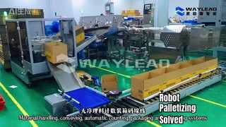 Malzeme taşıma, taşıma, otomatik sayma, paketleme ve paletleme sistemleri