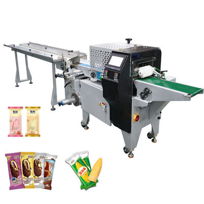 Otomatik HFS yatay akışlı sarma makinesi Ticari dondurma paketleme makinesi WZ-220