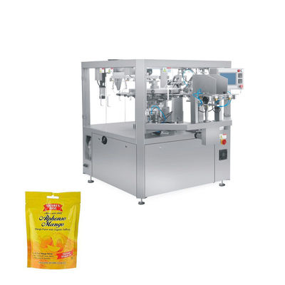 Özel Döner Doypack Ön Yapımlı Cüzdan Paketleme Makinesi Atıştırmalık Paketleme Makinesi
