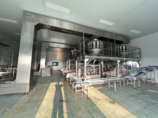 30 M/min Besleme Hızı PLC Kontrol Sistemi 250-350g/m2 Karton Boyutu için Otomatik Ambalaj hattı