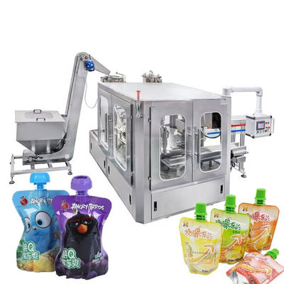 Otomatik 4 nozelli, su için sıvı doldurma kapağı makinesi