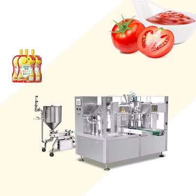Yüksek Hızlı 10-40bags/min 8.5KW Doypack 2100×1500×1520mm Boyutlu önceden hazırlanmış Poç Paketleme Makinesi