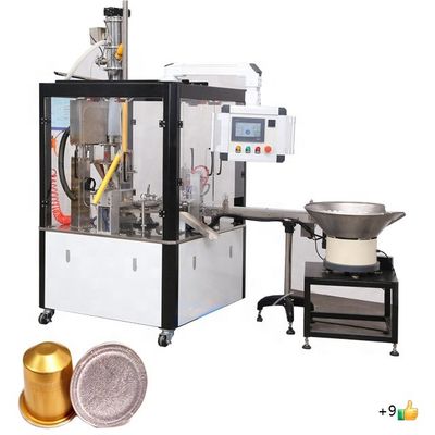 Nespresso için otomatik kahve bardağı doldurma ve mühürleme makinesi, otomatik su/yoğurt bardağı doldurma ve mühürleme makinesi