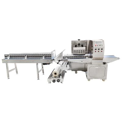 Paket genişliği 35-80 mm ve paketleme hızı 30-150 poşet/dakikaya özelleştirilebilir yastık paketleme makinesi