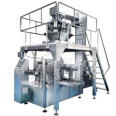 WG210 Otomatik Patates Chips Snacks Doypack Paketleme Makinesi Paketleme Hızı Dakikada 80 poşet